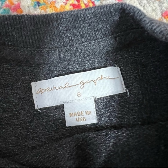 Spiritual Gangster Kids Gray Cropped Sweatshirt - Picture 3 of 7